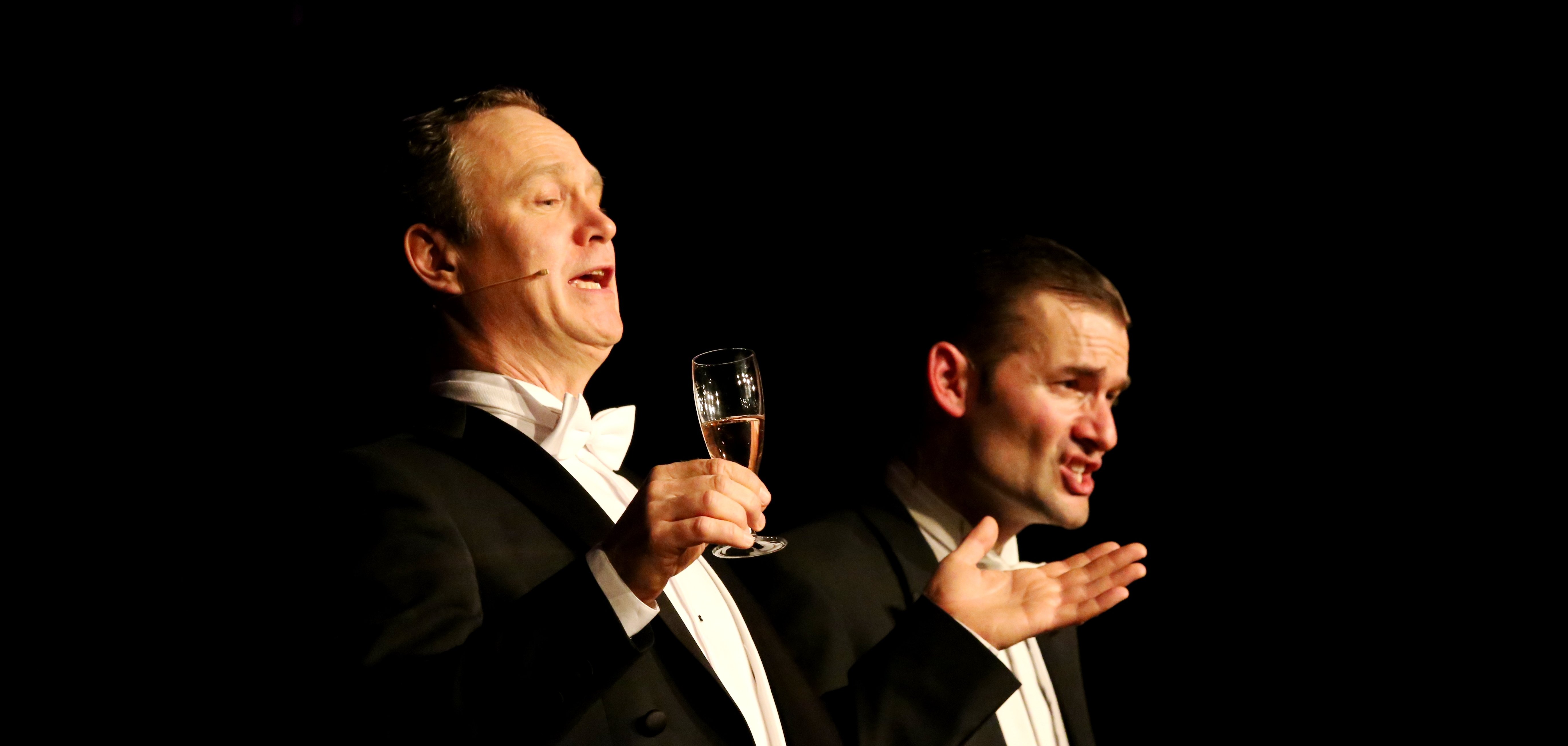 Florian Brauer und Urban Beyer als "Kasseler Herrenkonfekt".