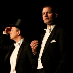 Urban Beyer und Florian Brauer mit ihrem neuen Programm "Herren auf Reisen".