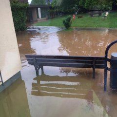 Die Kindertagesstätte Vollmarshausen ist vom Hochwasser betroffen.