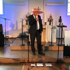 Bürgermeister Uwe Jäger begrüßte die Gäste.