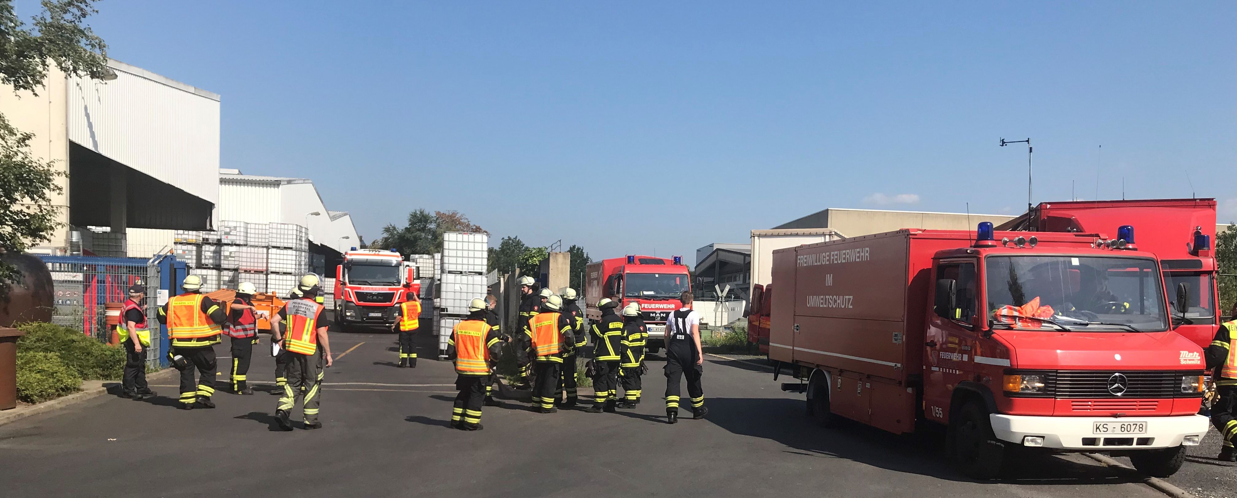 Über 300 Einsatzkräfte waren am 31.08.2019 im Einsatz.