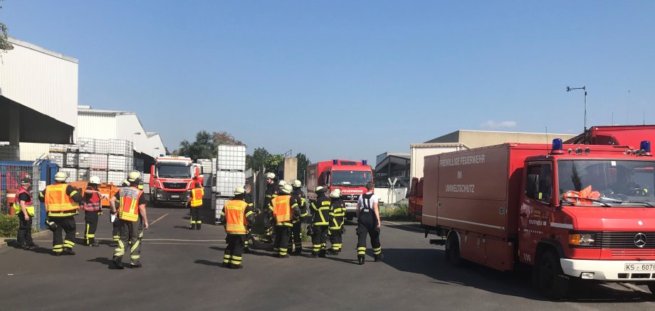 Über 300 Einsatzkräfte waren am 31.08.2019 im Einsatz.