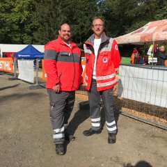 Das Deutsche Rote Kreuz Lohfelden versah den Sanitätsdienst.