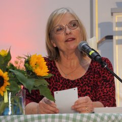 Die Initiatorin des Abends, Krimhilde Birkenstock, führte durch das Programm.

