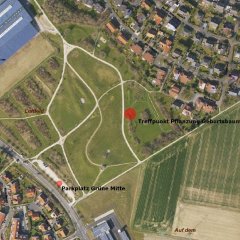 Hier in der "Grünen Mitte" wird am 23.10. der Geburtsapfelbaum für alle neugeborenen Lohfeldener Kinder aus dem Jahr 2018 gepflanzt. Die Gemeinde Lohfelden freut sich schon jetzt auf zahlreiche Gäste!
