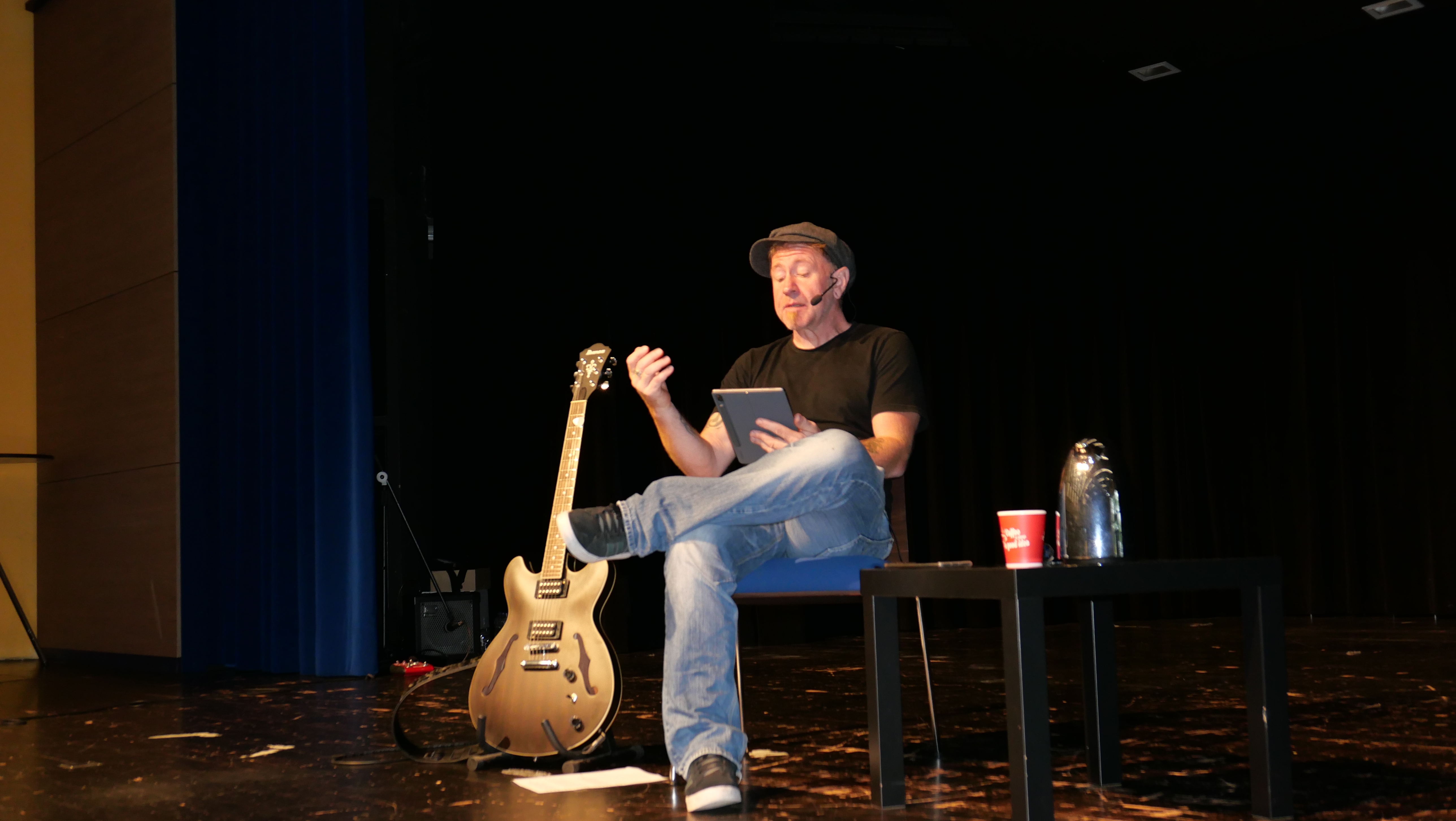 Lesung Daniel von Trausnitz am 4. September 2020 im Lohfeldener Bürgerhaus.