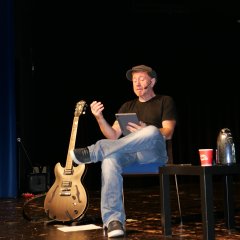Lesung Daniel von Trausnitz am 4. September 2020 im Lohfeldener Bürgerhaus.