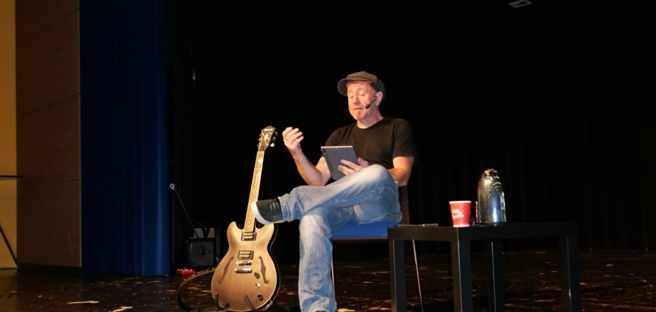 Lesung Daniel von Trausnitz am 4. September 2020 im Lohfeldener Bürgerhaus.
