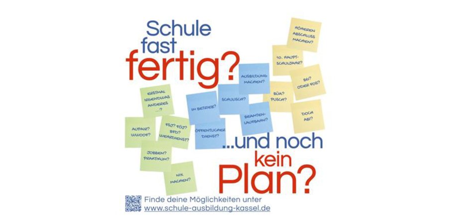 Collage zur Berufswahl für junge Menschen des Landkreises Kassel.