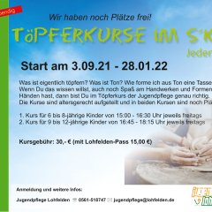 Töpferkurs Jugendpflege Lohfelden