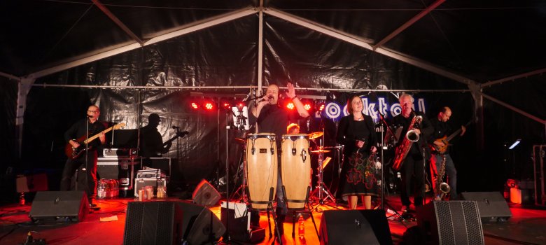 Die Kasseler Funk & Soul – Band „Rocktail“.