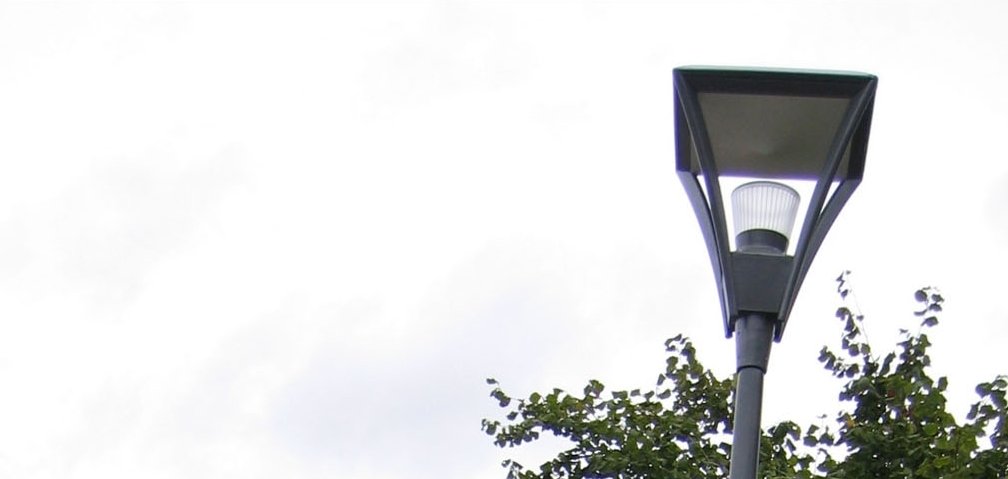 Historische Straßenlaterne in Lohfelden.