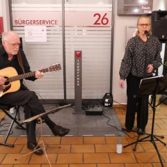 Für die musikalische Umrahmung sorgte das Duo Hanna Carlson und Frank Sommerfeld.