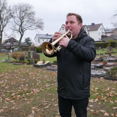 Musikalische Umrahmung durch Andreas Dengel.