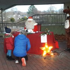 Der Nikolaus war recht lange in Lohfelden am 6.12.!