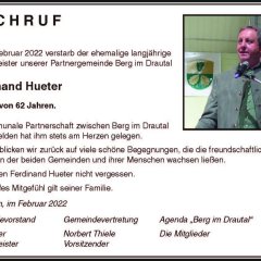 Nachruf im Blickpunkt Lohfelden.