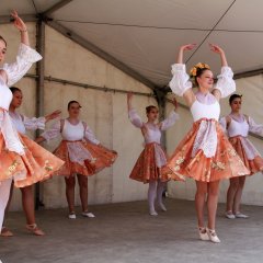 Die Kinder- und Jugentanzgruppe Russisches Ballett unter der Leitung von Irina Kotowitsch zeigten anmutige Tanzeinlagen.  