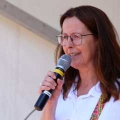 Maike Oertel von der Jugendpflege übernahm die Moderation und führte kurzweilig durch das Programm.  