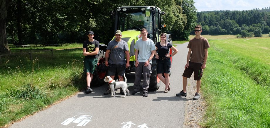 Gegenseitige Rücksichtnahme auf Rad-, Geh- und Wirtschaftswegen