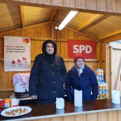 Glühweinstand der SPD Lohfelden.  