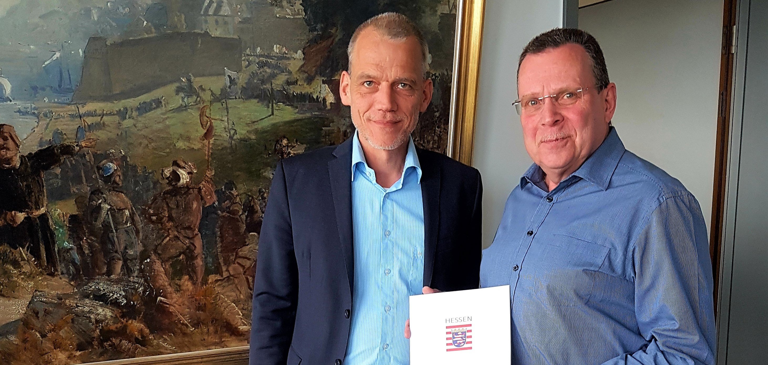 Ortsgerichtsvorsteher Stephan Stein wurde am 18.04. erneut auf sein Amt vereidigt.