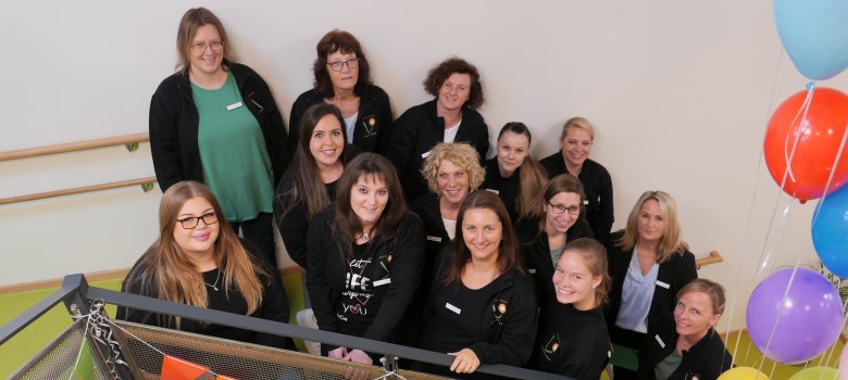 Das Team der KiTa Lo-Hüpfer.