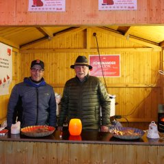 Glühweinstand der SPD.