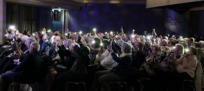 Das Publikum war begeistert.