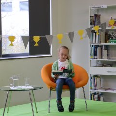 Gewinnerin der 3. Klassen Luna Scholz.