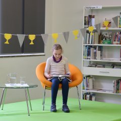 Gewinnerin des Jahrgangs 4 Kajsa Driesen.