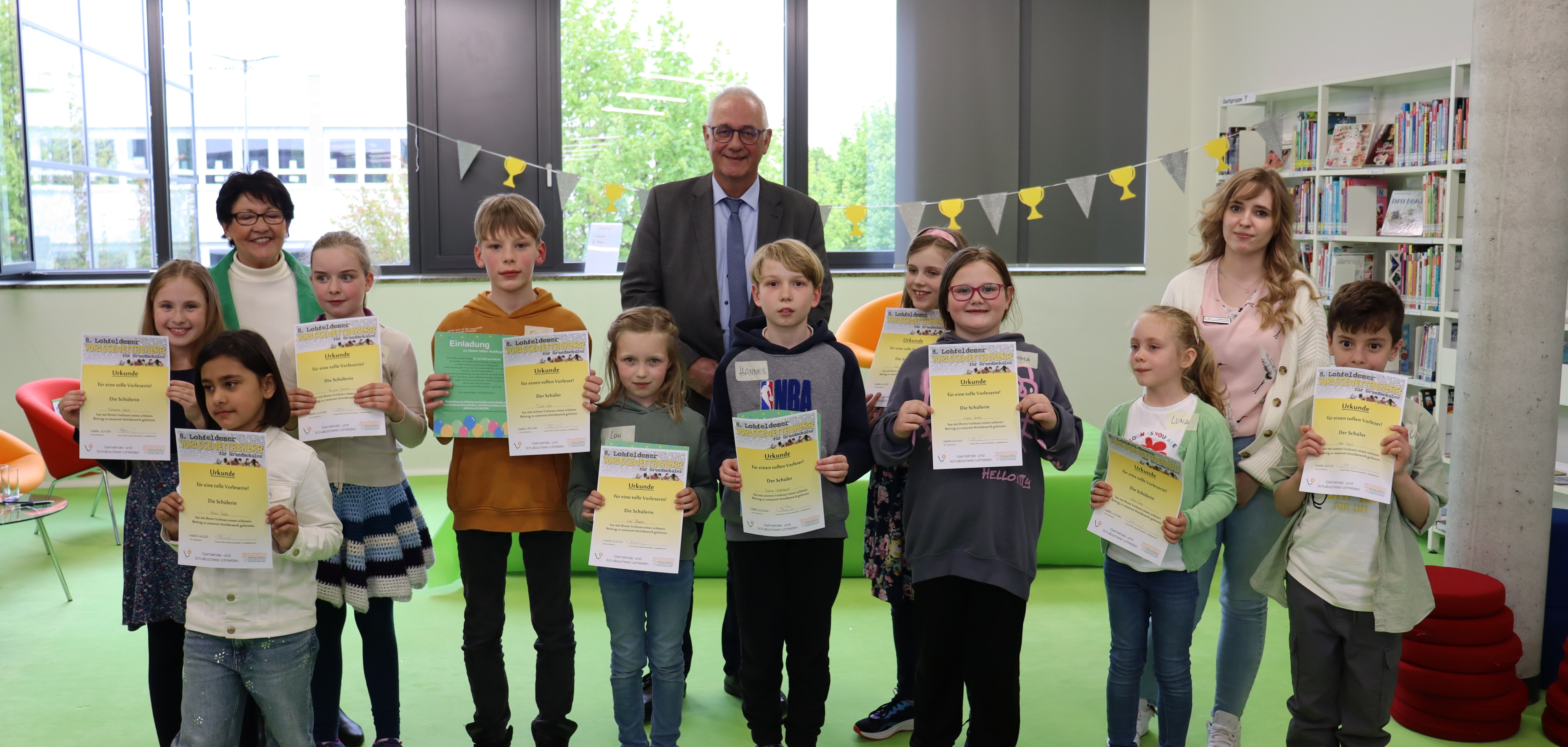 Die Siegerehrung mit allen Finalteilnehmenden.