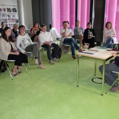 Das Publikum war sehr interessiert und stellte viele Fragen.