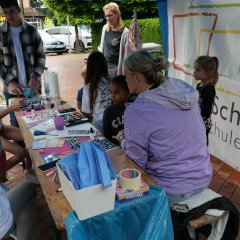 Die Schülervertretung der Söhre-Schule kümmerte sich um die kleinen Festbesucherinnen und –besucher.