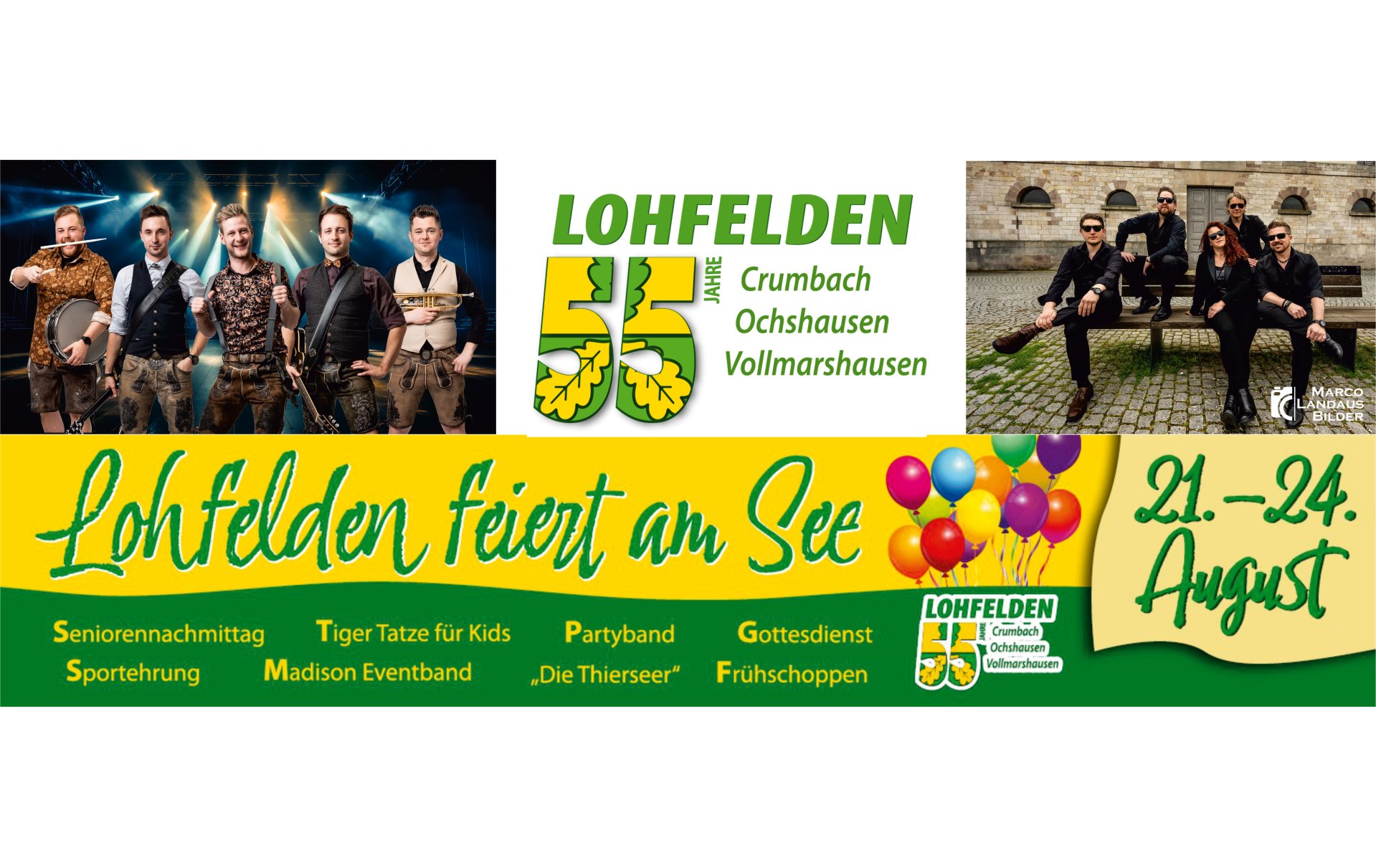 Lohfelden feiert 55 Jahre Großgemeinde am See! Lohfelden feiert 55 Jahre Großgemeinde am See!