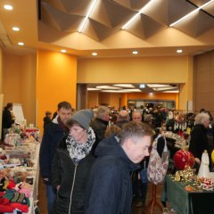 Die Kunsthandwerks-Stände im Bürgerhaus erfreuten sich großer Beliebtheit.