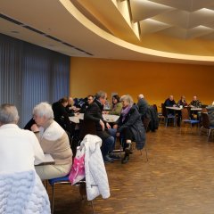 Das Café im Bürgerhaus-Saal Vollmarshausen wurde rege genutzt.