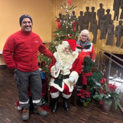 Den Sanitätsdienst versah das Deutsche Rote Kreuz Lohfelden, am Sonntag waren Ortsvereinsvorsitzende Petra Karasek und Dr. Kamal Choubineh vor Ort.