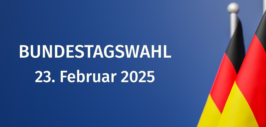 Aufruf zur Wahl des 21. Deutschen Bundestages am 23. Februar 2025.