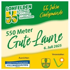 550 Meter gute Laune am 6. Juli 2025 in Lohfeldens Grüner Mitte!