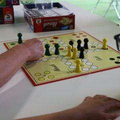 Neben den klassischen Brett- und Kartenspielen konnten die Gäste auch Retro-Spiele ausprobieren.