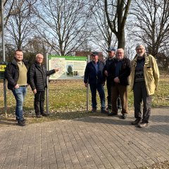 Lokale Agenda Umwelt- und Naturschutz in der Gemeinde Lohfelden: Max Gundelach, Agendasprecher Holger Döring, Ulrich Kindervater, Gerhard Caspar, Werner Matthis und Walther Meiß (v.l.n.r.).