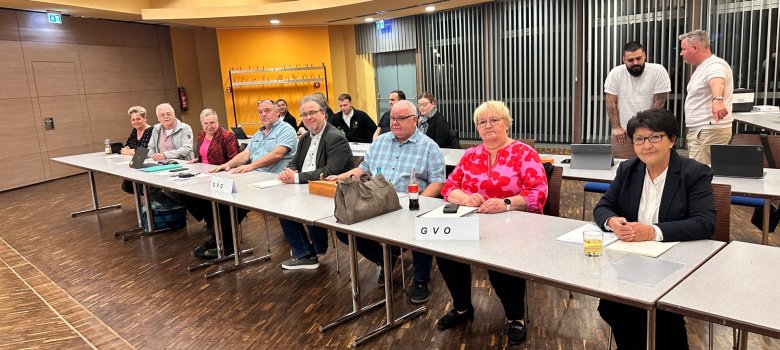 Der neue Gemeindevorstand an seinem Platz.