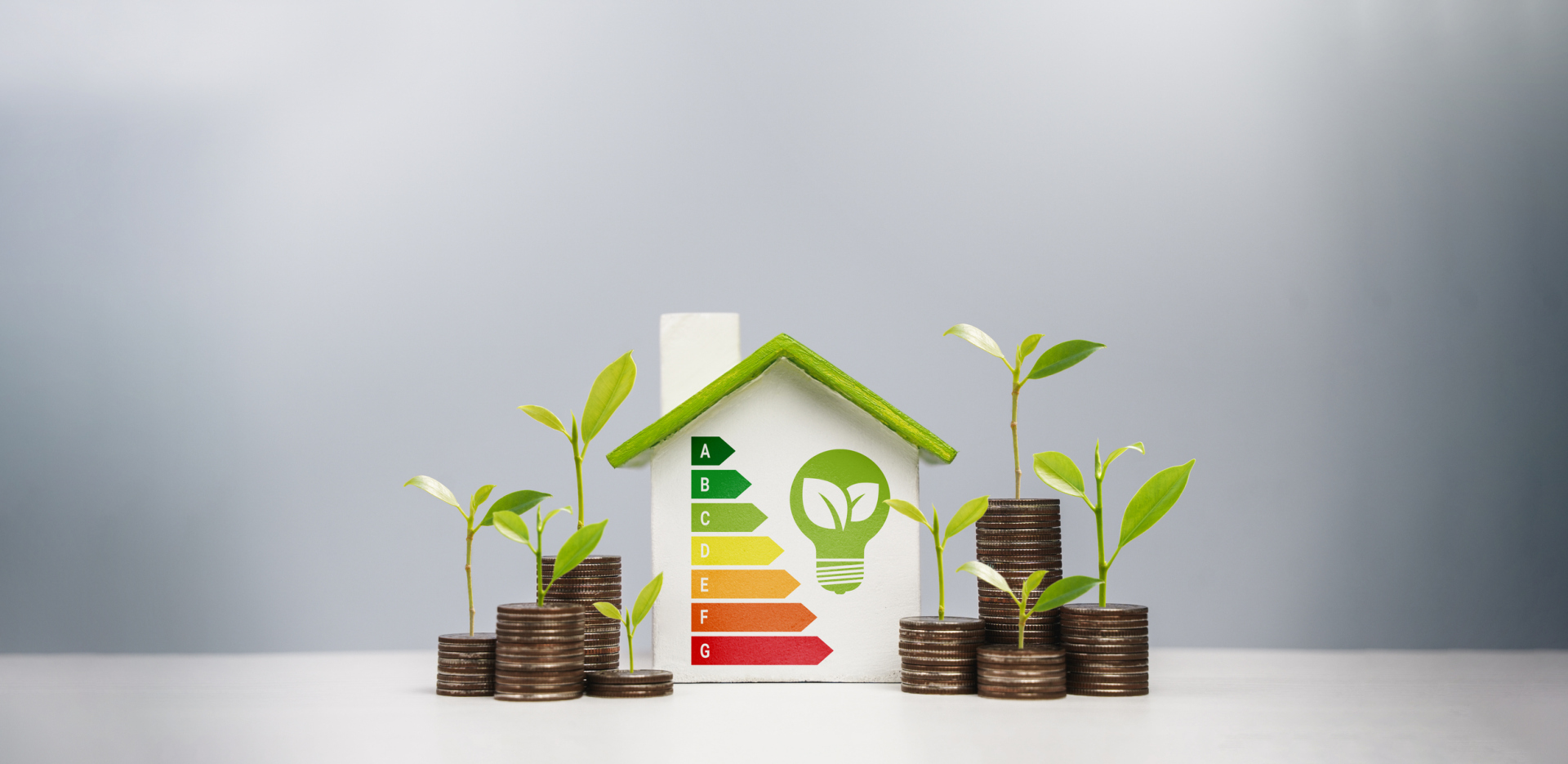 Energiesparende Häuser, Energieeffizienzkonzepte, umweltfreundlich, Niedrigenergiehaus, grün Klima