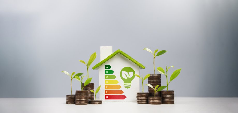 Energiesparende Häuser, Energieeffizienzkonzepte, umweltfreundlich, Niedrigenergiehaus, grün Klima