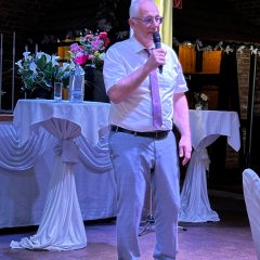 Bürgermeister Uwe Jäger bei seiner Begrüßung.