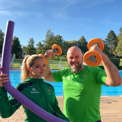 Kursleitungsteam Ruth Kiefer und Bastian Paßau