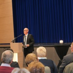 Pfarrer Klaus Dieter Inerle betonte, dass sich Dr. Walter Lübcke aus tiefer christlicher Überzeugung für Flüchtlinge eingesetzt habe.