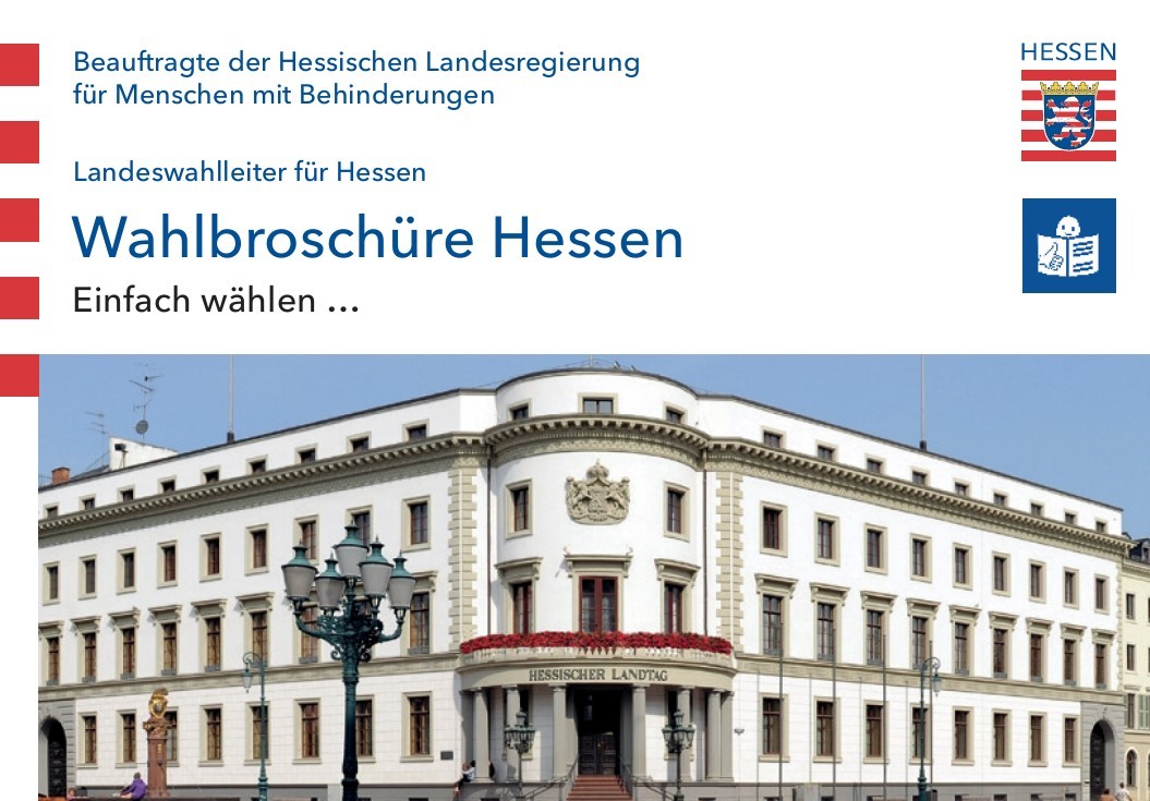 Informationen zur Landtagswahl in leichter Sprache.