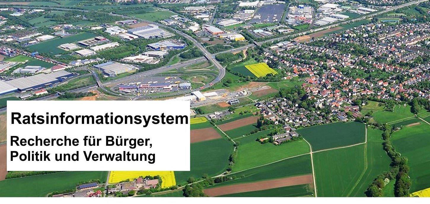 Ansicht des Layoust des Ratsinformationssystems auf www.lohfelden.de.