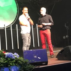 Bernd Kaiser begrüßte Felix Moese.